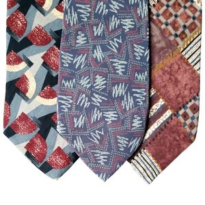 Set of 3 vintage Geoffrey Beene ties GUC